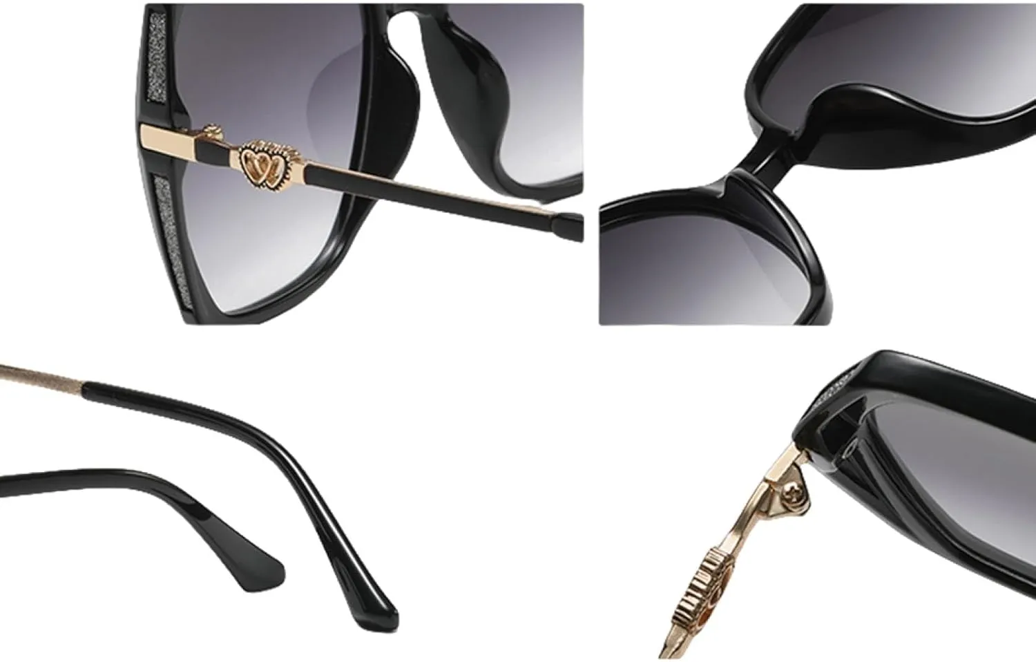 Fashion Sunglasses Women Trendy Style Sun Glasses for Lady Vintage Shades Gradient Uv400 Streetwear Eyewear