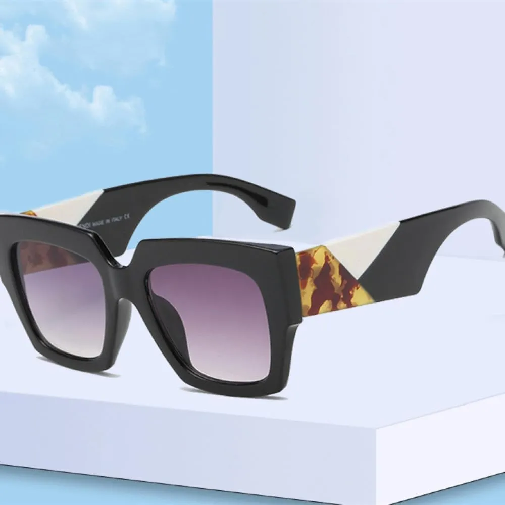 Fashion Sunglasses Women Vintage Big Frame Sun Glasses Female Retro Shades Ladies Eyeglasses UV400