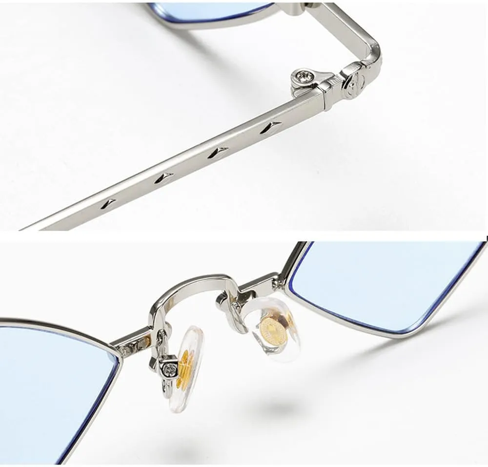 Fashion Sunglasses Women Vintage Metal Small Frame Sun Glasses Female Retro Shades Ladies Punk Eyeglass UV400