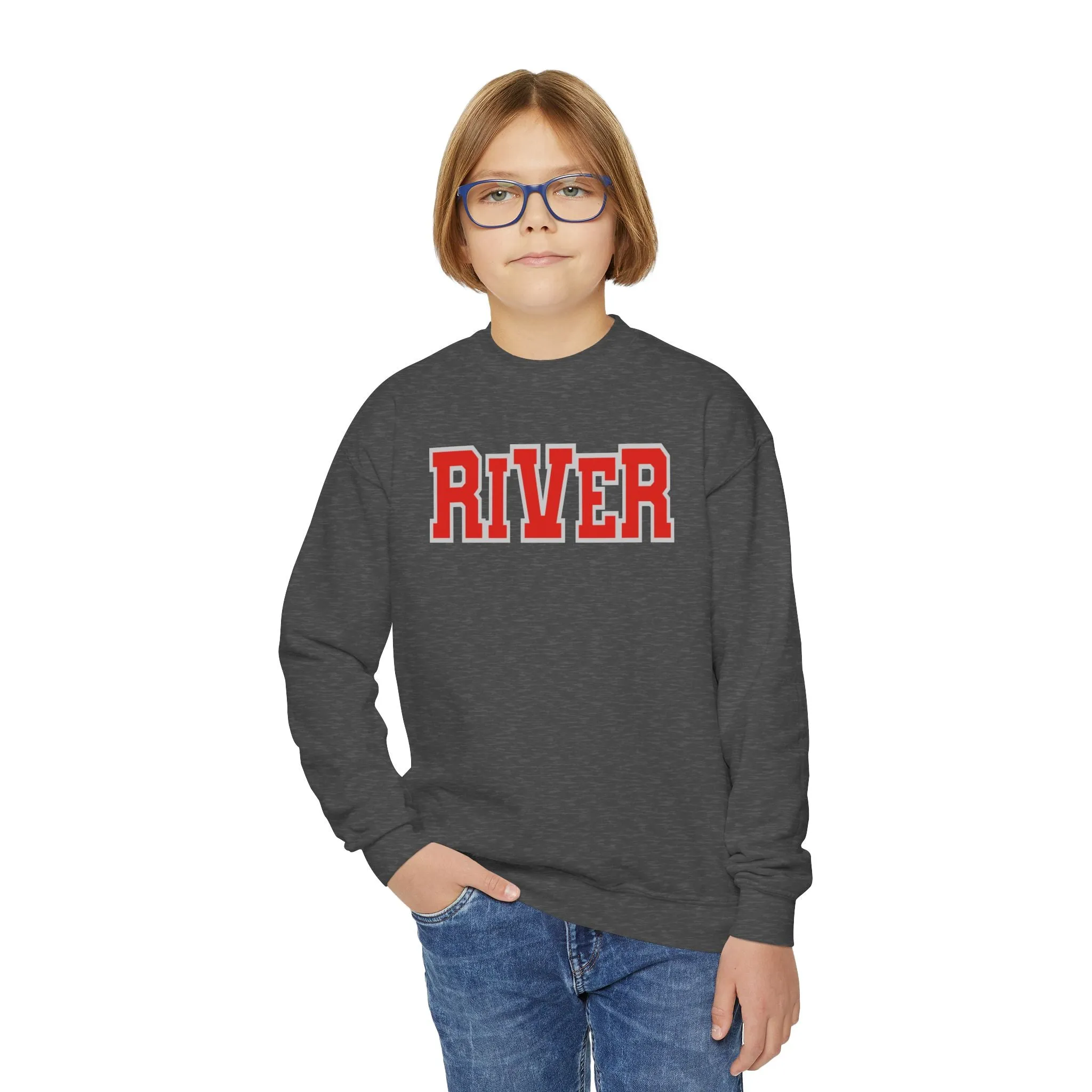Gildan Youth Crewneck Sweatshirt - River