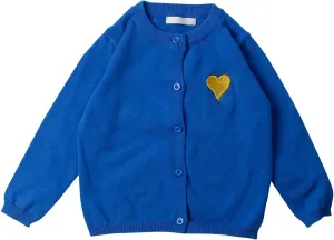 Girls Long Sleeve Knit Shirt Jacket Button Front Cardigan Shacket Cute Heart Knit Sweater for Kids Girls Trendy Jacket