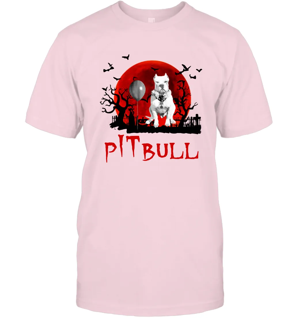 Halloween Stephen king IT Pitbull Moon Shadow shirt Men's T-Shirt