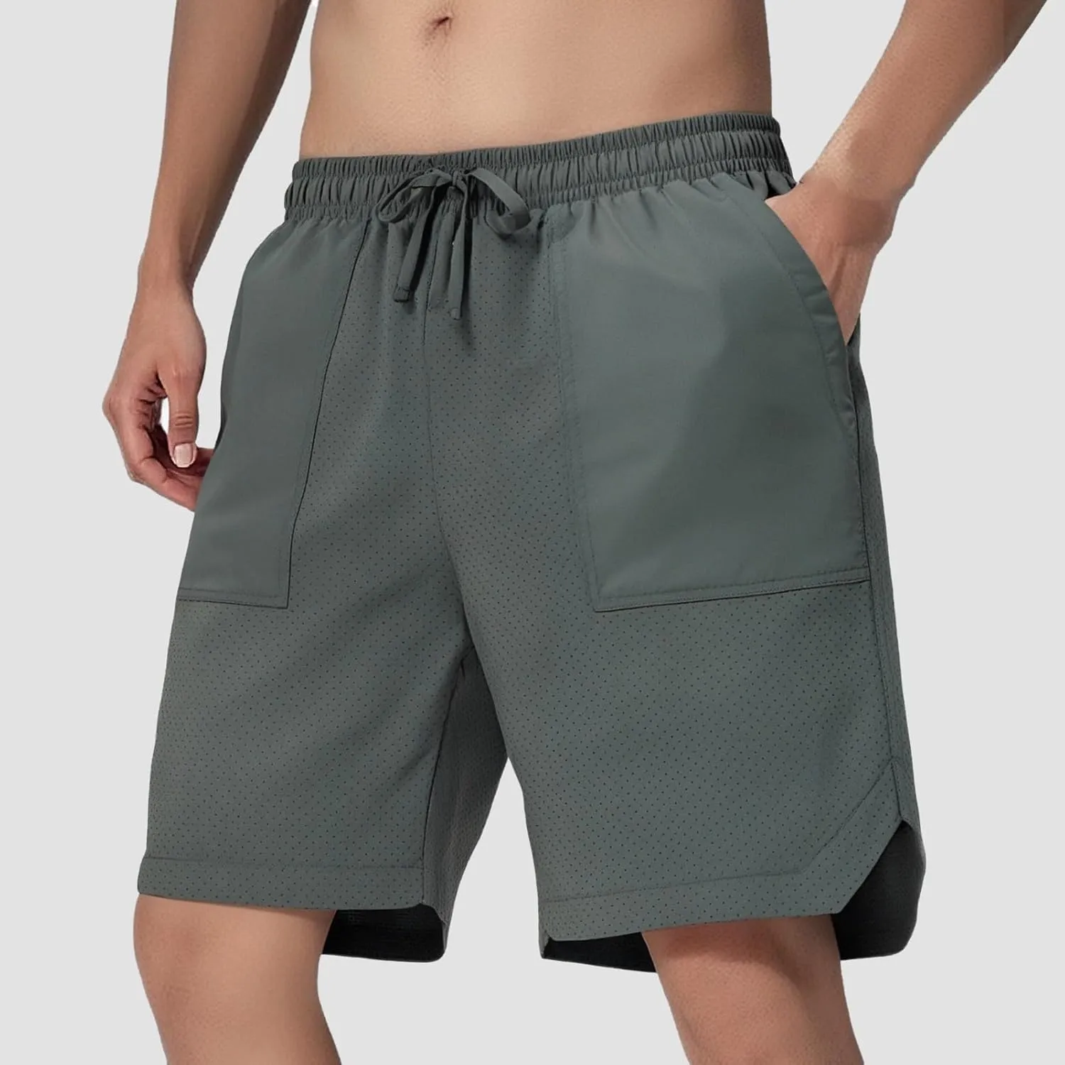 Hiking Shorts Men Summer Cloth Lightweight Flexi Interview Shorts Motorcycle Cowgirl for Men Bungee Cat Yoga Boyfriend