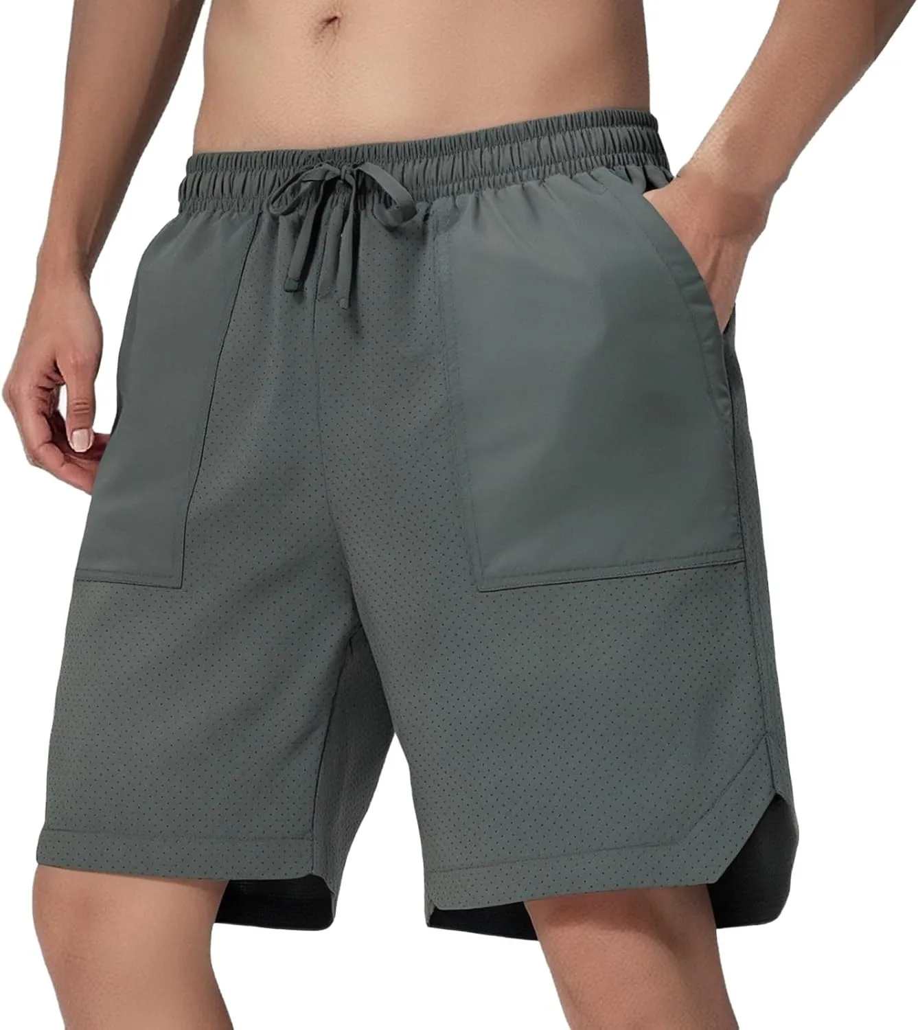 Hiking Shorts Men Summer Cloth Lightweight Flexi Interview Shorts Motorcycle Cowgirl for Men Bungee Cat Yoga Boyfriend