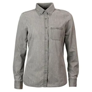Identitee Women's Vintage Grey Dylan Long Sleeve Shirt