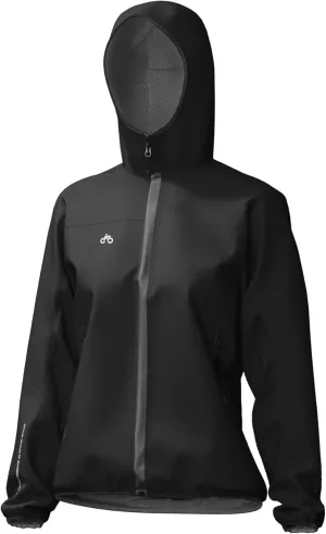 INBIKE Women's Cycling Rain Jackets Waterproof Windbreaker for Running Golf Hiking Camping Hooded Packable Coat