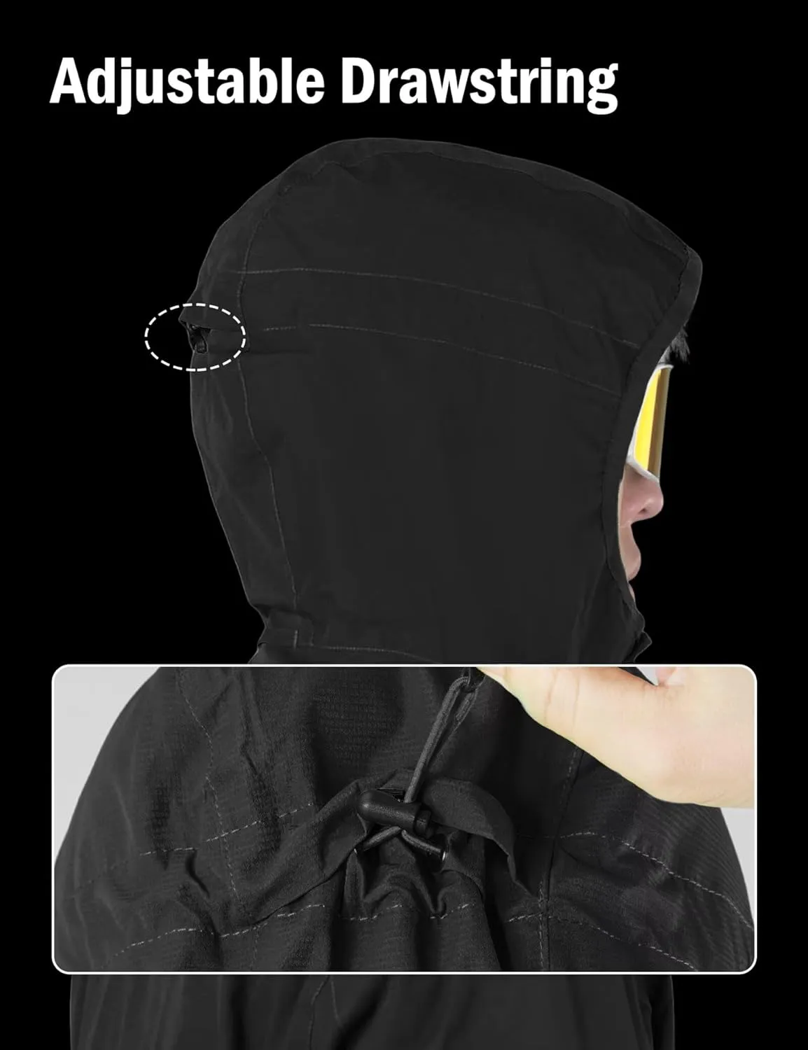 INBIKE Women's Cycling Rain Jackets Waterproof Windbreaker for Running Golf Hiking Camping Hooded Packable Coat