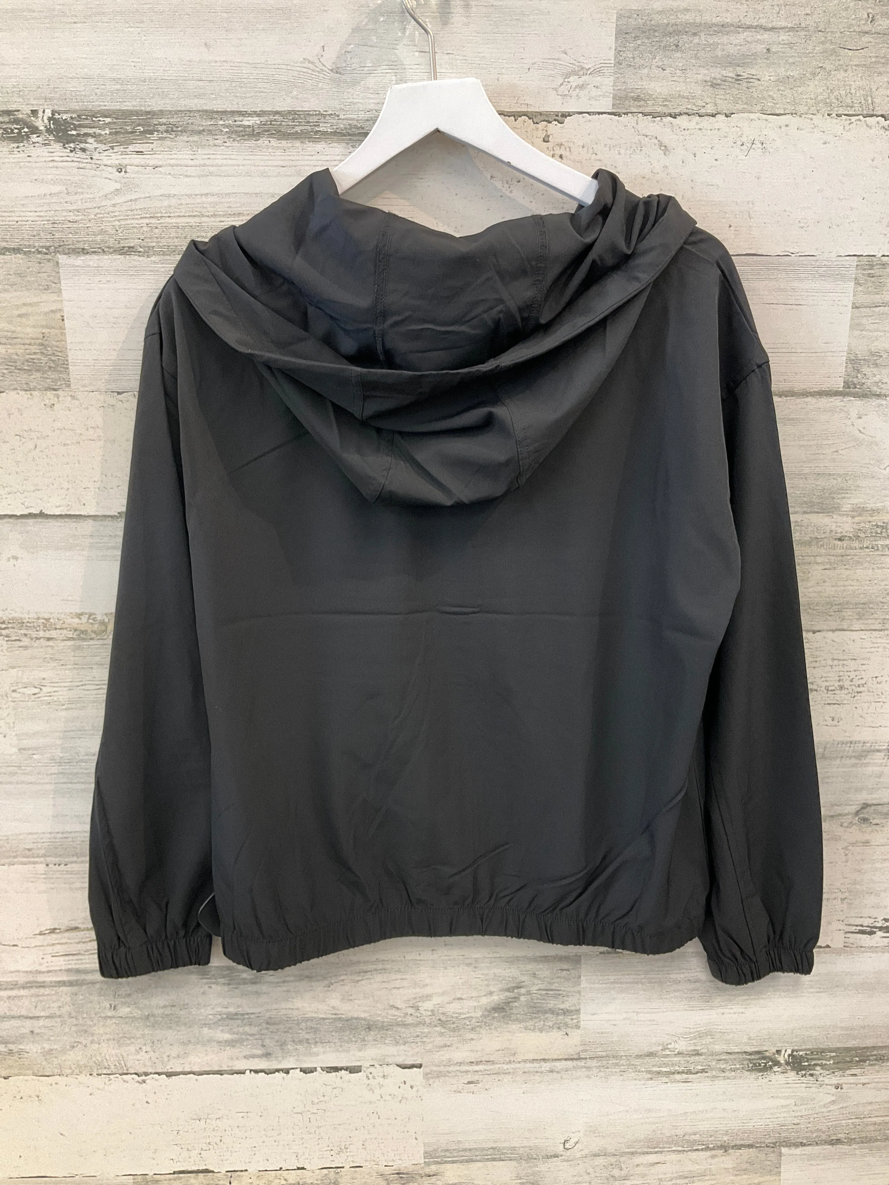 Jacket Windbreaker By Clothes Mentor In Black, Size: M