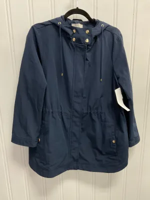 Jacket Windbreaker By Loft In Navy, Size:22Womens