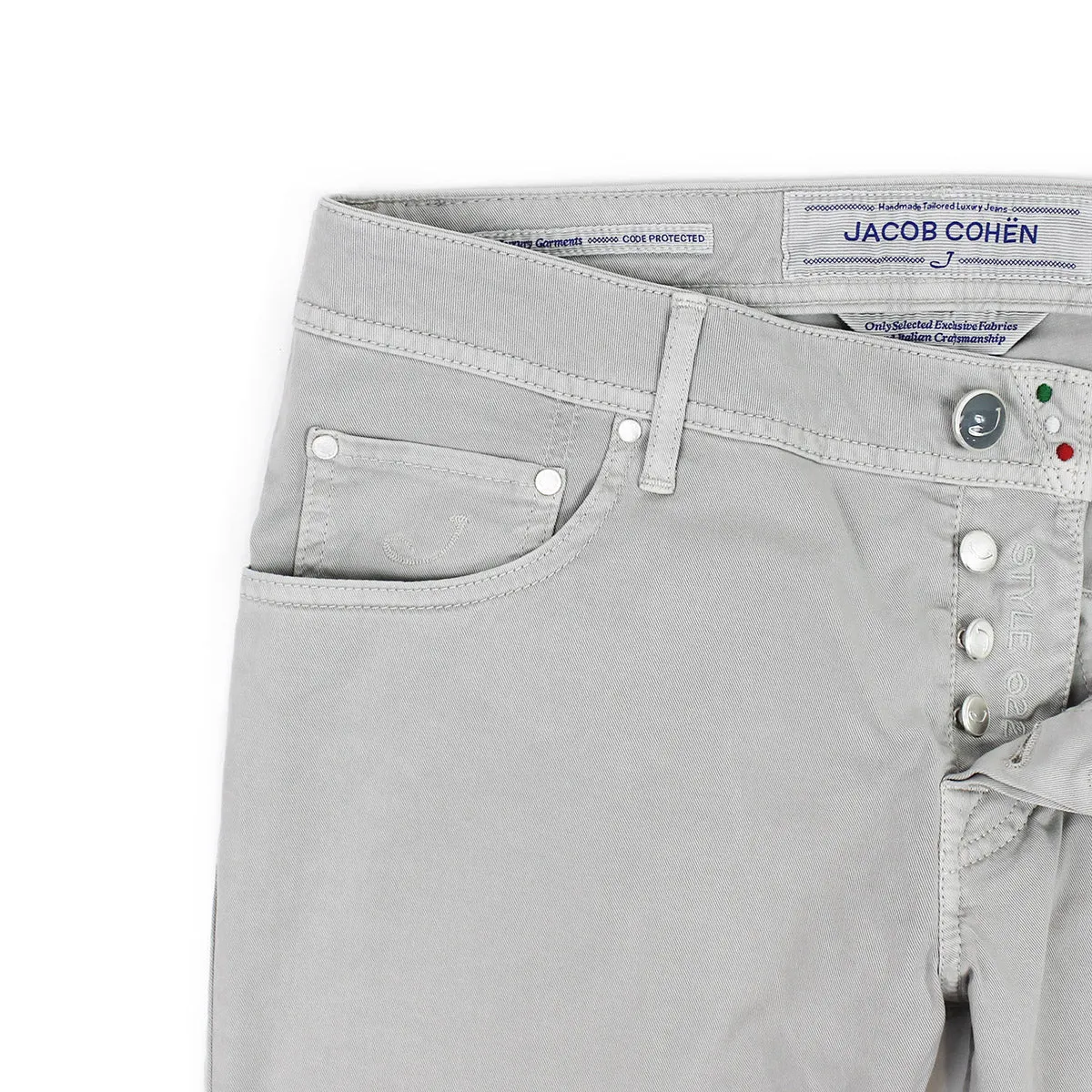 Jacob Cohen - J622 Comf Slim Fit Chino Jeans in Stone