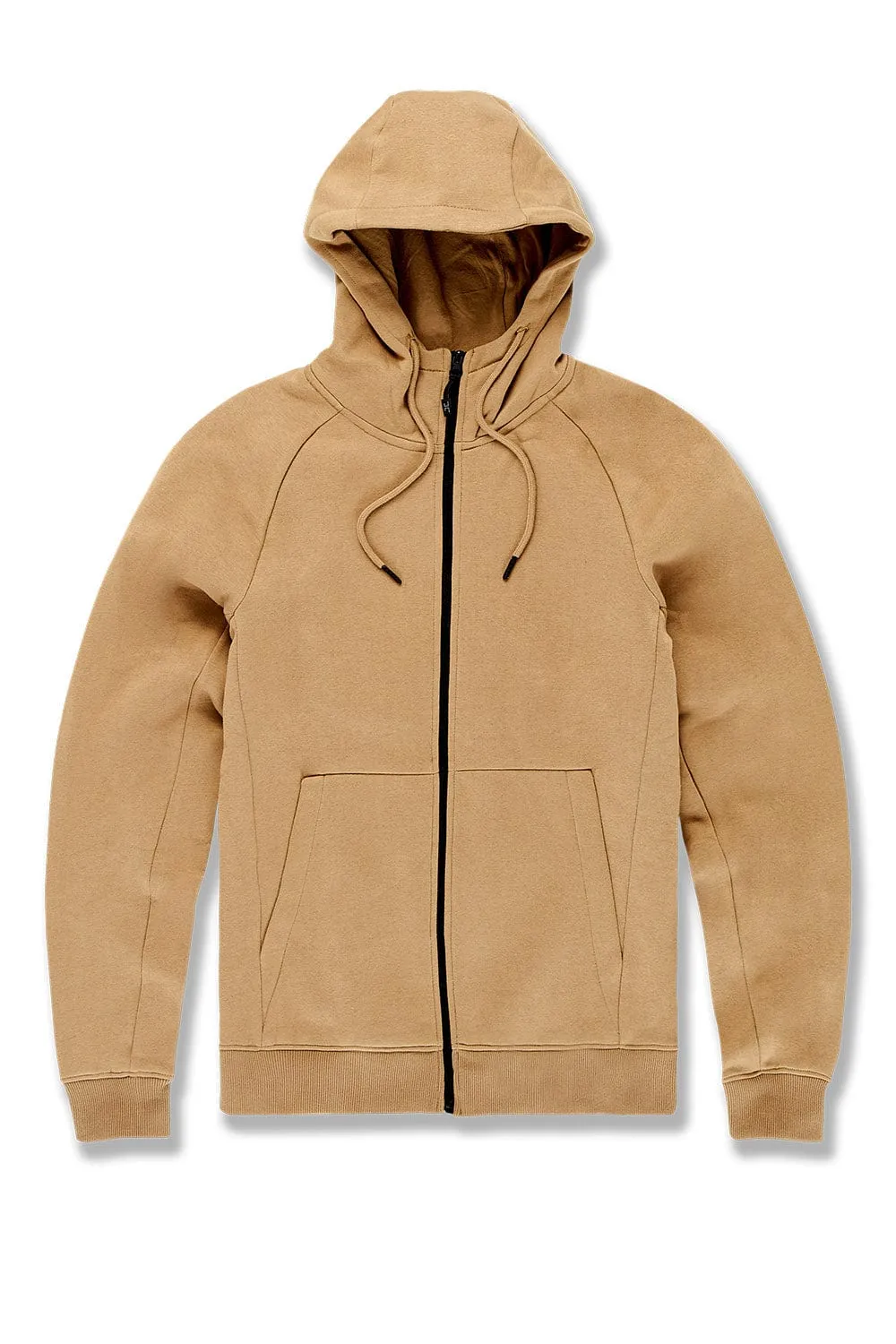 Jordan Craig Full Zip Men's Hoodie Mocha
