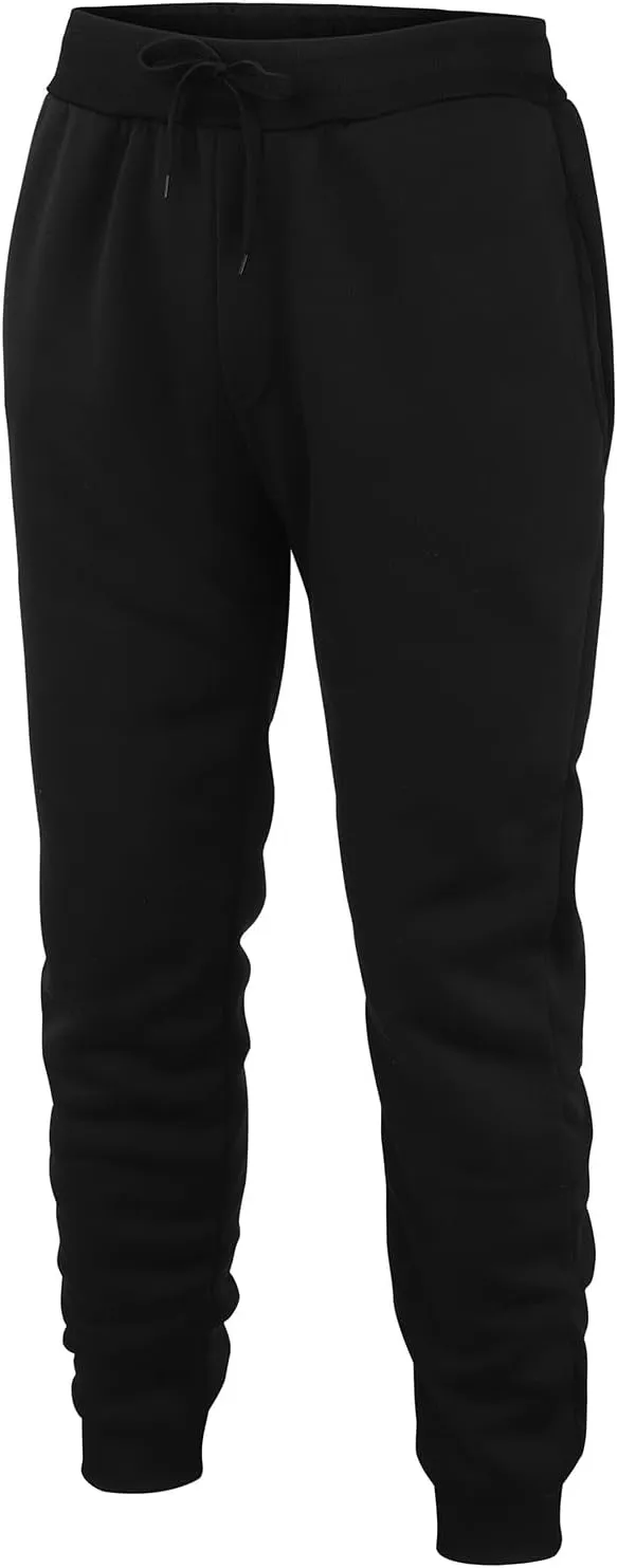 LCMTWX Black Cargo Pants Men Elastic Drawstring Cotton Pants Waist Waist Mid Casual Solid Men's Casual Black Sweatpants Men