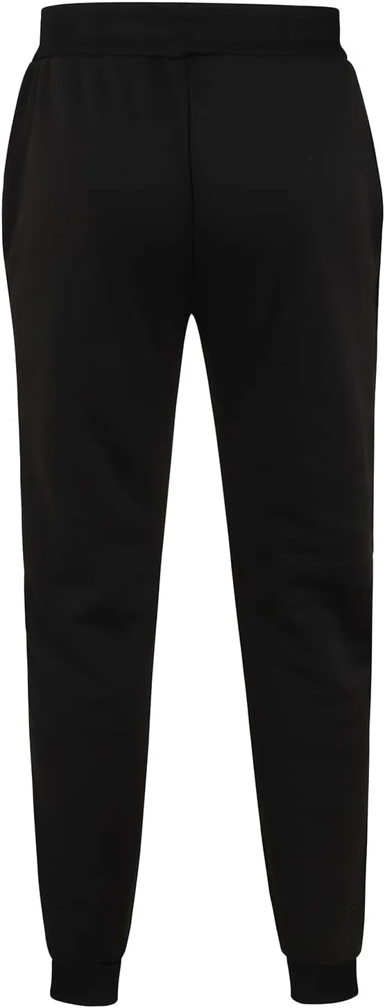 LCMTWX Black Cargo Pants Men Elastic Drawstring Cotton Pants Waist Waist Mid Casual Solid Men's Casual Black Sweatpants Men