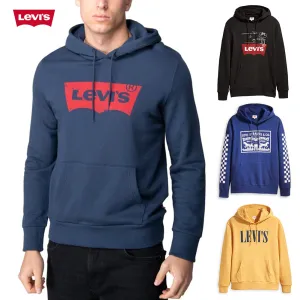 Levi's Men's Hoodie Pullover Various Logo Long Sleeve Casual Hooded Sweatshirt