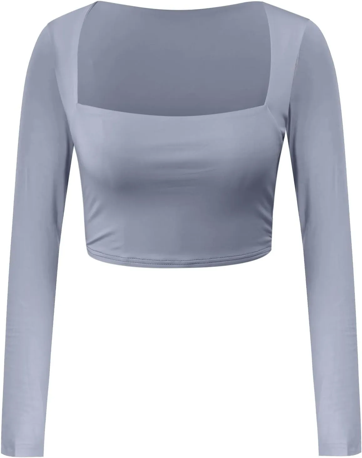 Long Sleeve Tops for Women Sexy Womens V Neck T Shirts for Women Fitted Shirts Tight Basic Tee Y2k Tunic Tshirts