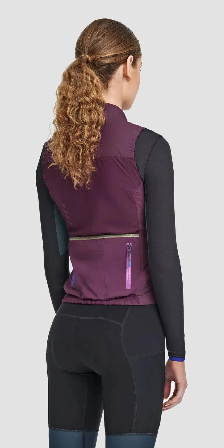 MAAP Alt Road Thermal Women Vest - Burgundy