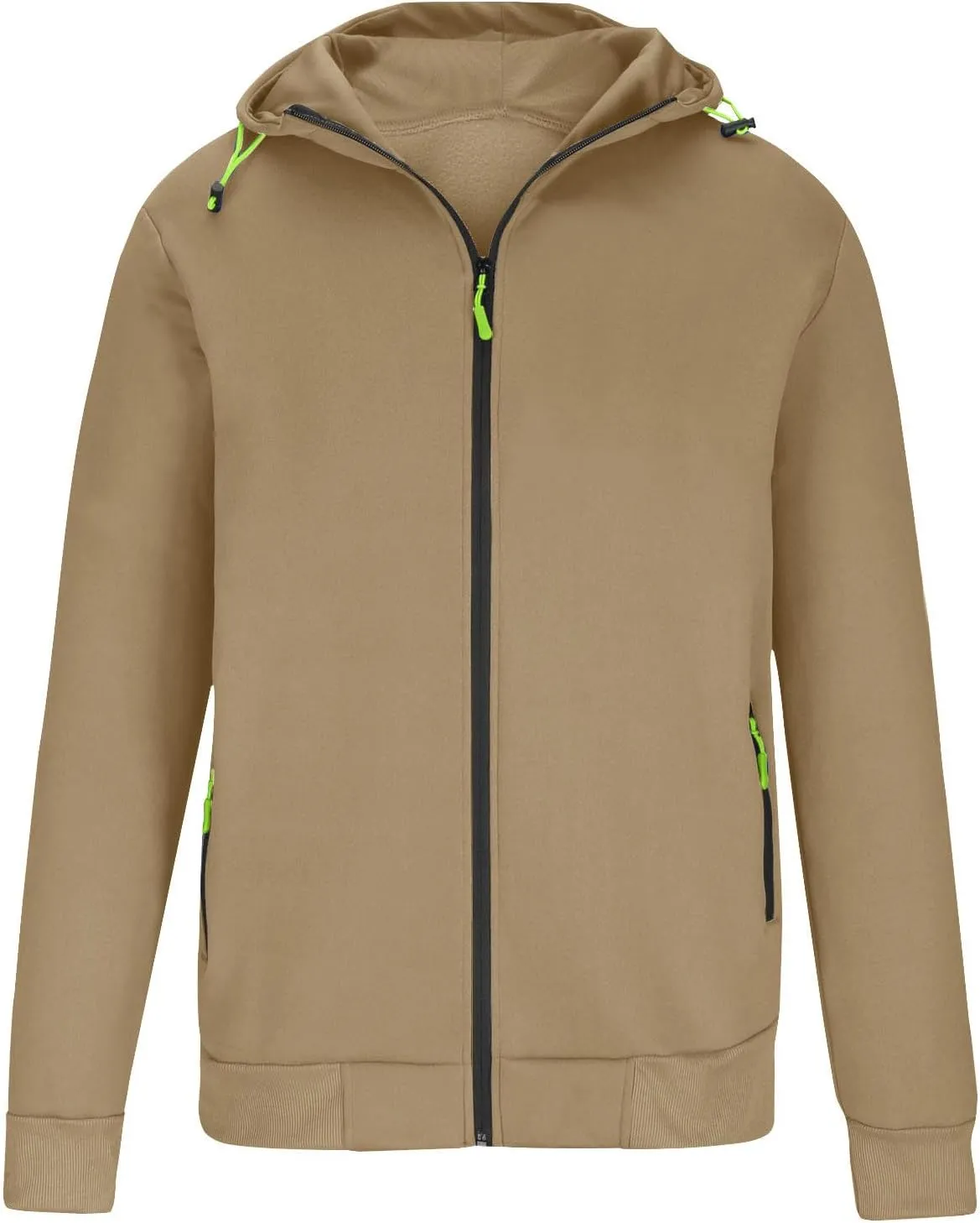 Men Hoodies Casual Hoodies for Men with Zip Pockets Full Zip Long Sleeve Sweatshirt Sports Hooded Jacket Blue Hoodie