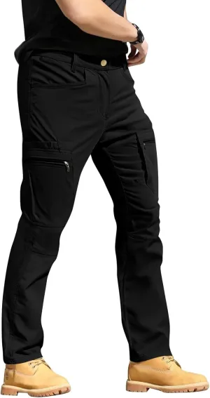 Men's Cargo Hiking Pants Lightweight Water Resistant Quick Dry Outdoor Travel Climbing Work Pants 2025