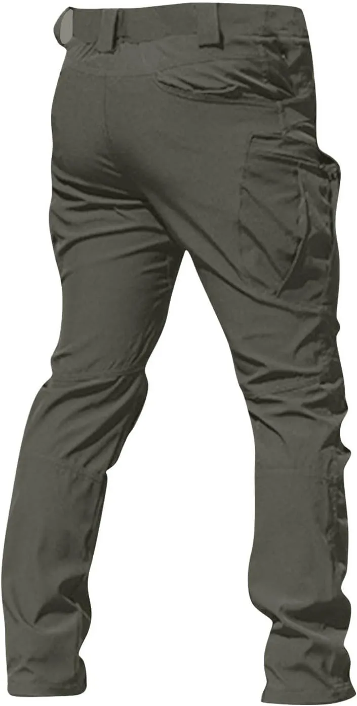 Mens Cargo Pants Quick-Dry Waterproof Camouflage Outdoor Hiking Pants Camping Lightweight Classic Military Work Pants