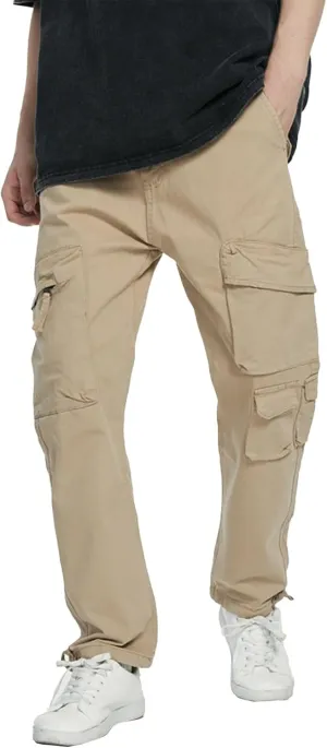 Mens Cargo Pants Relaxed Fit Loose Pants for Men Khaki Work Pants Non Wrinkle Pants Men Loose Fit Cargo Pocket Parachute Pants Mens Extreme Motion Jeans Festival Outfit
