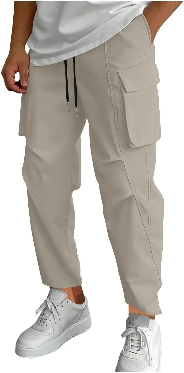 Mens Cargo Pants Relaxed Fit Petite Cargo Pants for Women Men's Casual Cargo Pants Business Casual Men Mens Big and Tall Double Knee Pants Jeans with Cell Phone Pocket Men