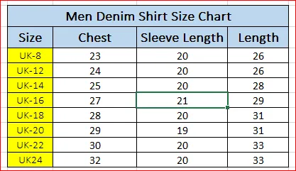 Men's Denim GEORGE full Sleeve Shirt Mid Wash