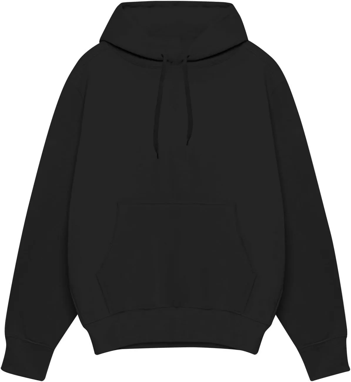Men's Hooded Sweatshirt Casual Long Sleeve Solid Color Hoodies Unisex Classic Drawstring Athletic Pullover with Pocket