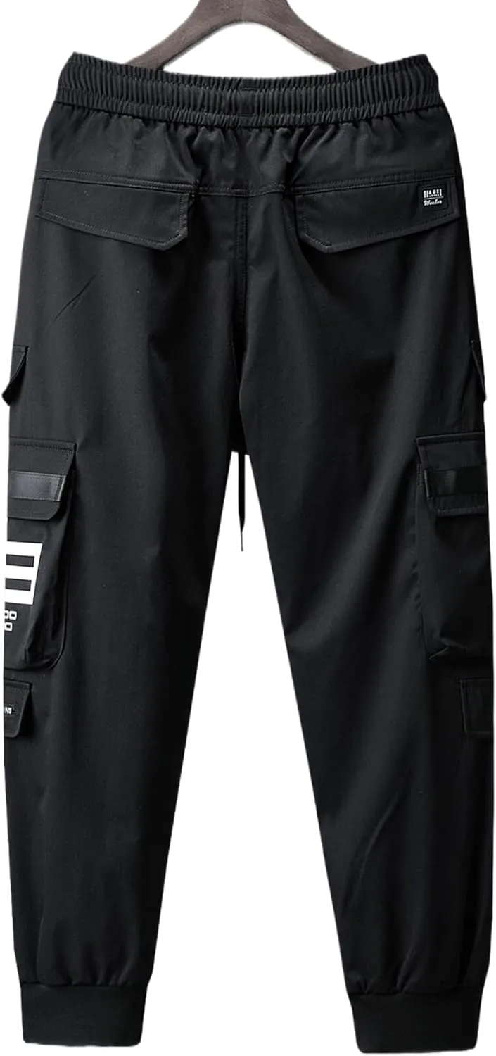 Men's Jogger Pants Punk Cargo Baggy Techwear Streetwear Hip Hop Couple Women Unisex Sports Casual Pants