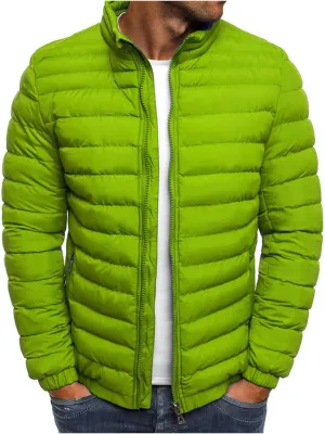 Men's Lightweight Water-Resistant Packable Puffer Jacket Quilted Water Resistant Winter Jacket Coat for Hiking Camping