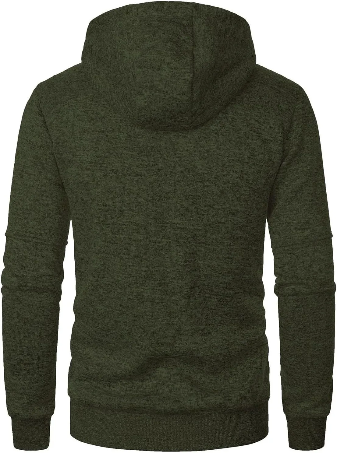 Men's Long Sleeve Full Zip Hoodies Casual Patterned Slim Fit Hooded Sweatshirt Active Workout Sweatshirt with Pockets