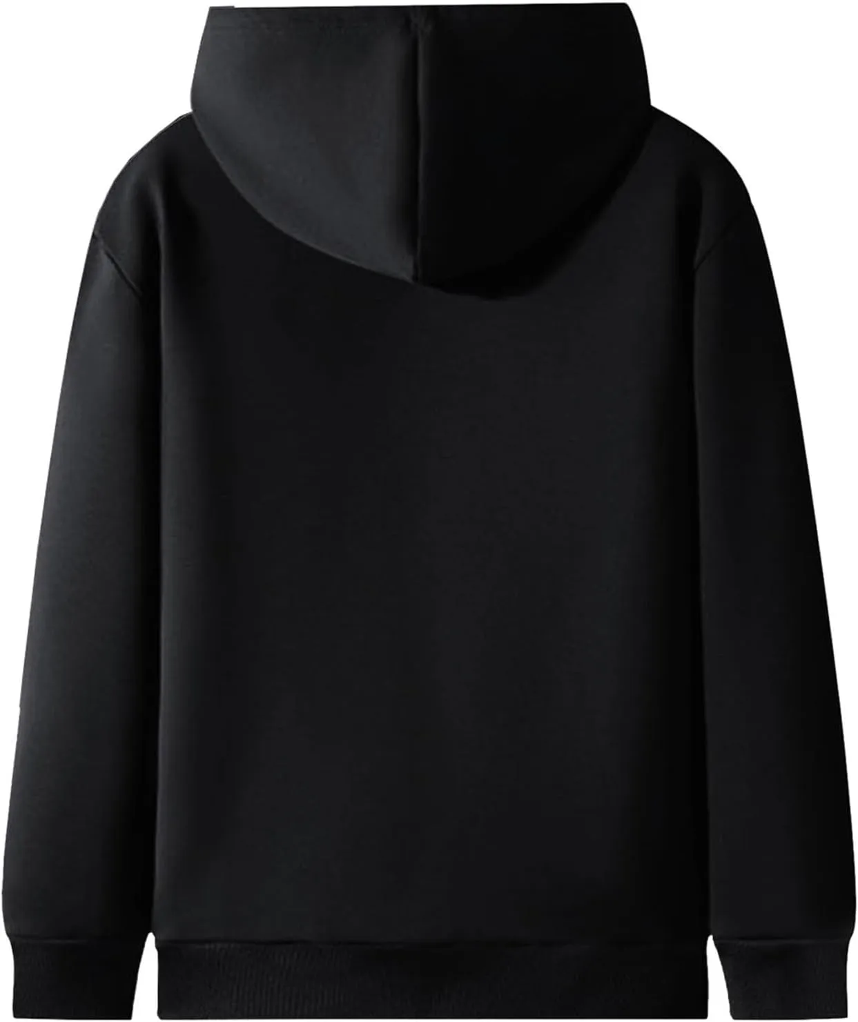 Men's New Casual Fashionable Printed Fleece Hooded Sweatshirt Jacket Coat Tops，Long Sleeve Zippr Furry Warm Comfy