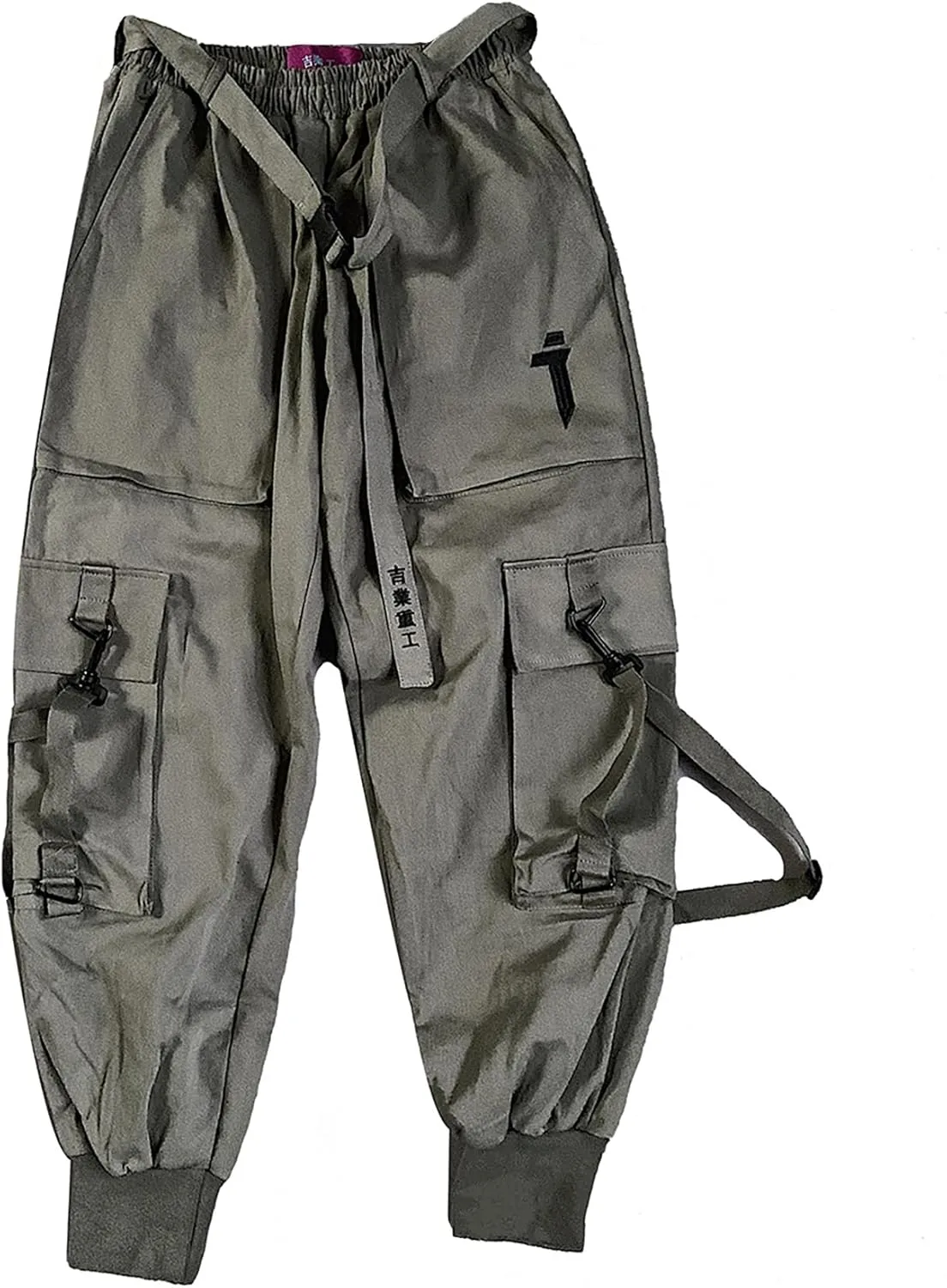 Niepce Inc Japanese Streetwear Techwear Cargo Pants for Men with Straps