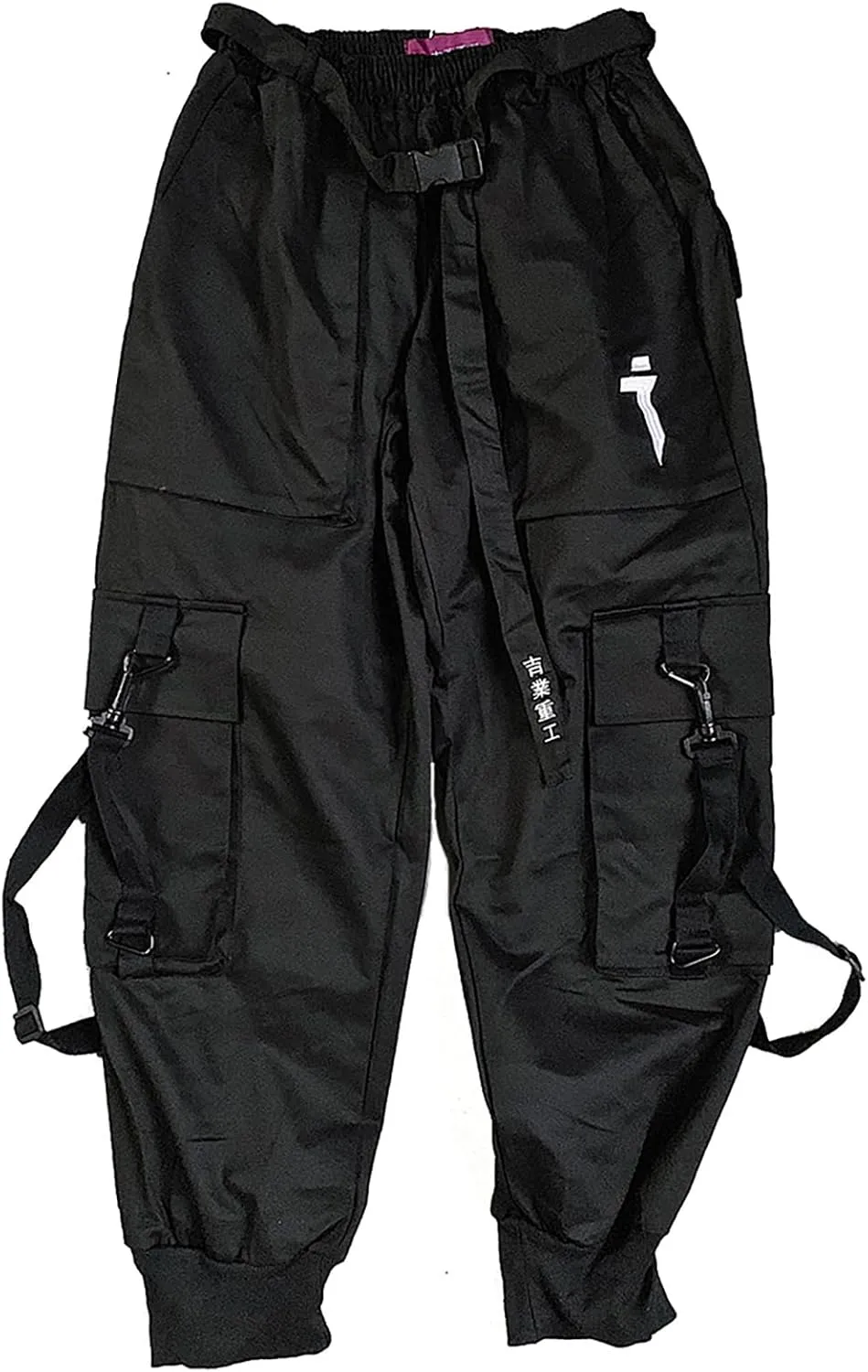 Niepce Inc Japanese Streetwear Techwear Cargo Pants for Men with Straps