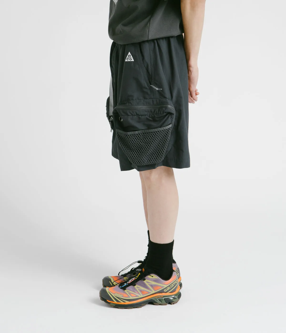 Nike ACG Snowgrass Cargo Shorts - Dark Smoke Grey / Summit White / Summit White