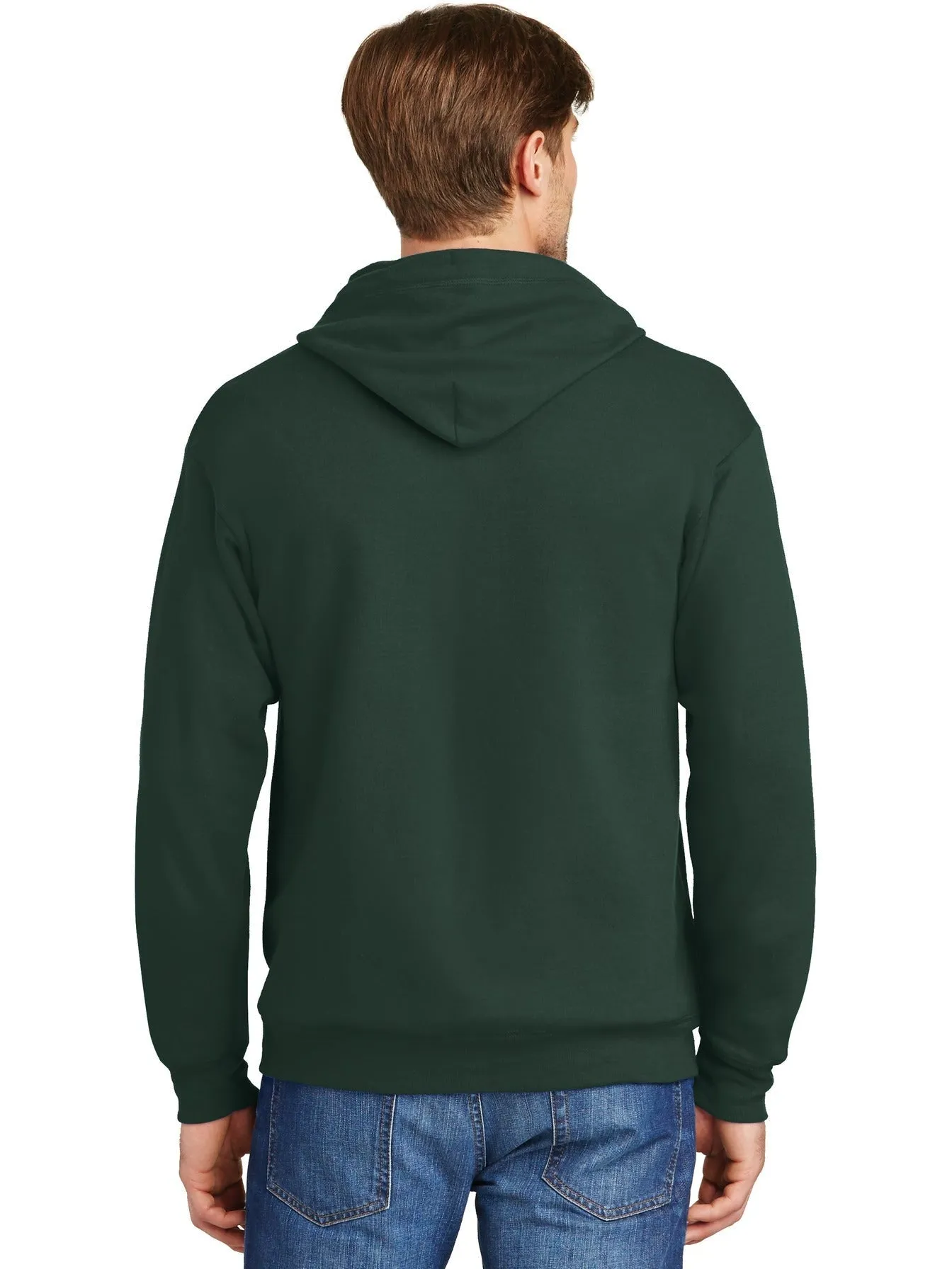 OUTLET-Hanes EcoSmart Full-Zip Hooded Sweatshirt