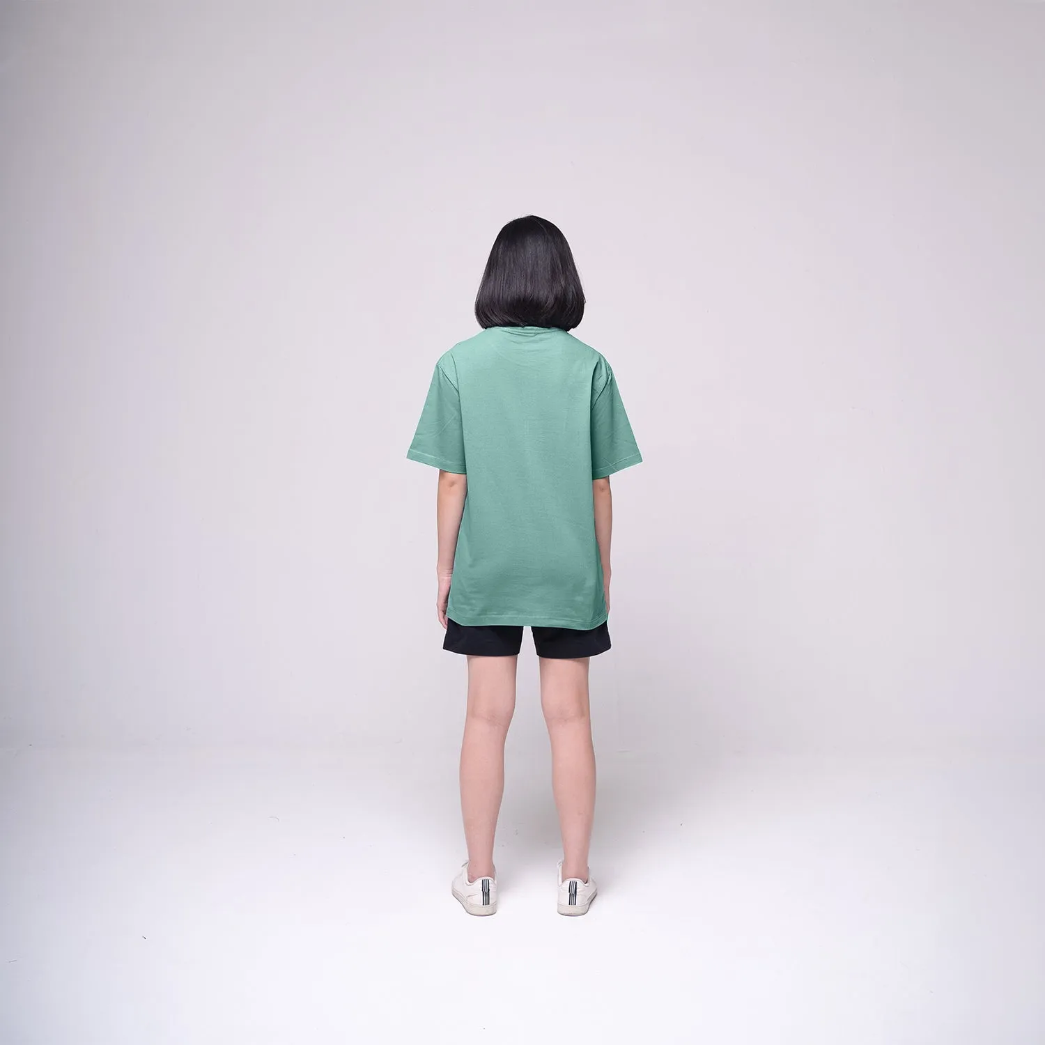 Oversized Basic T-shirt Sea Green