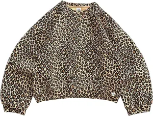 Oversized Cheetah Hoodie Vintage Sweatshirts Trendy Leopard Graphic Hoodies Streetwear For Men