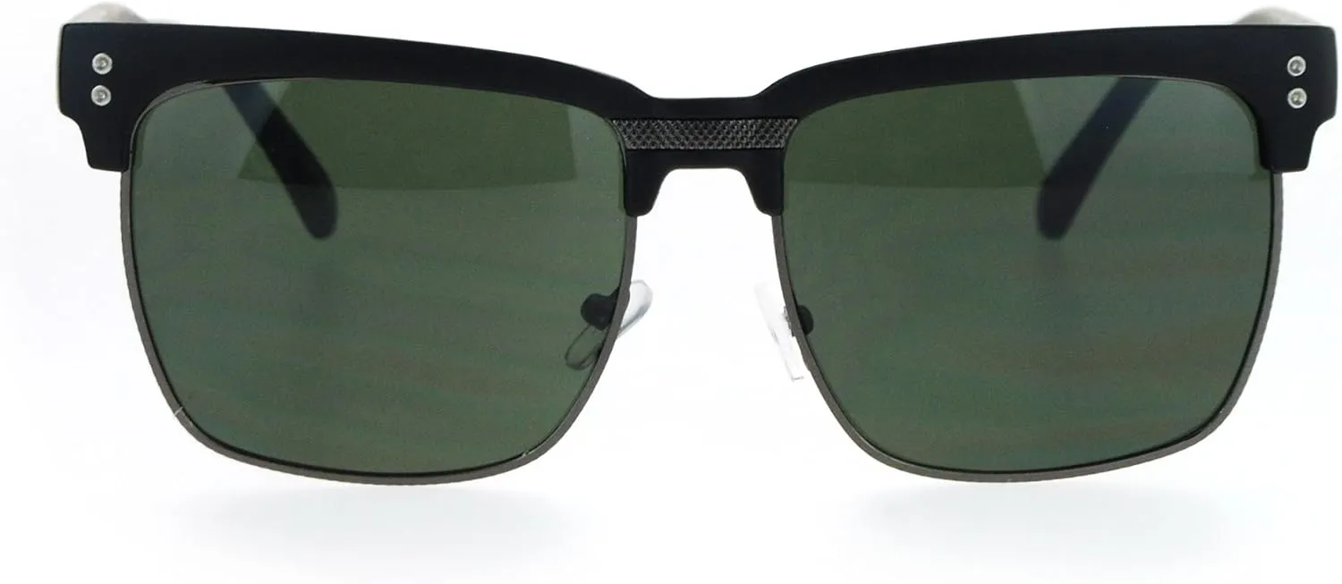 PASTL Mens Fashion Sunglasses Designer Style Square Frame Trendy Shades UV 400