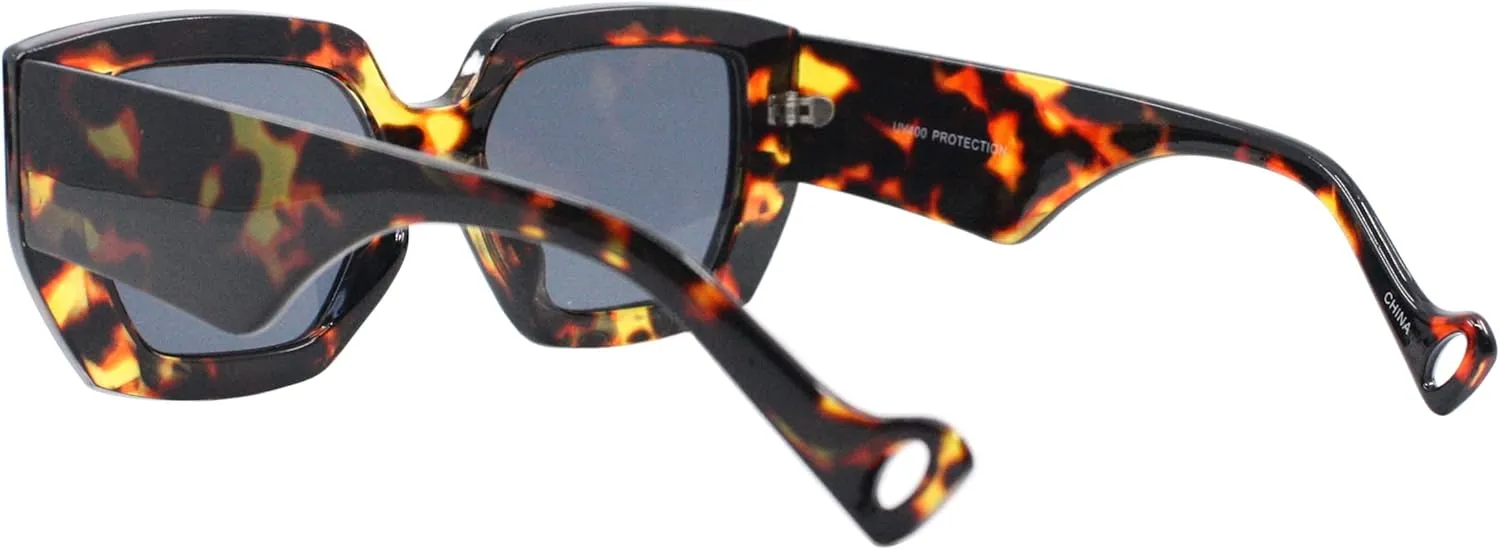 PASTL Unisex Celebrity Fashion Sunglasses Rectangular Square Designer Style UV 400