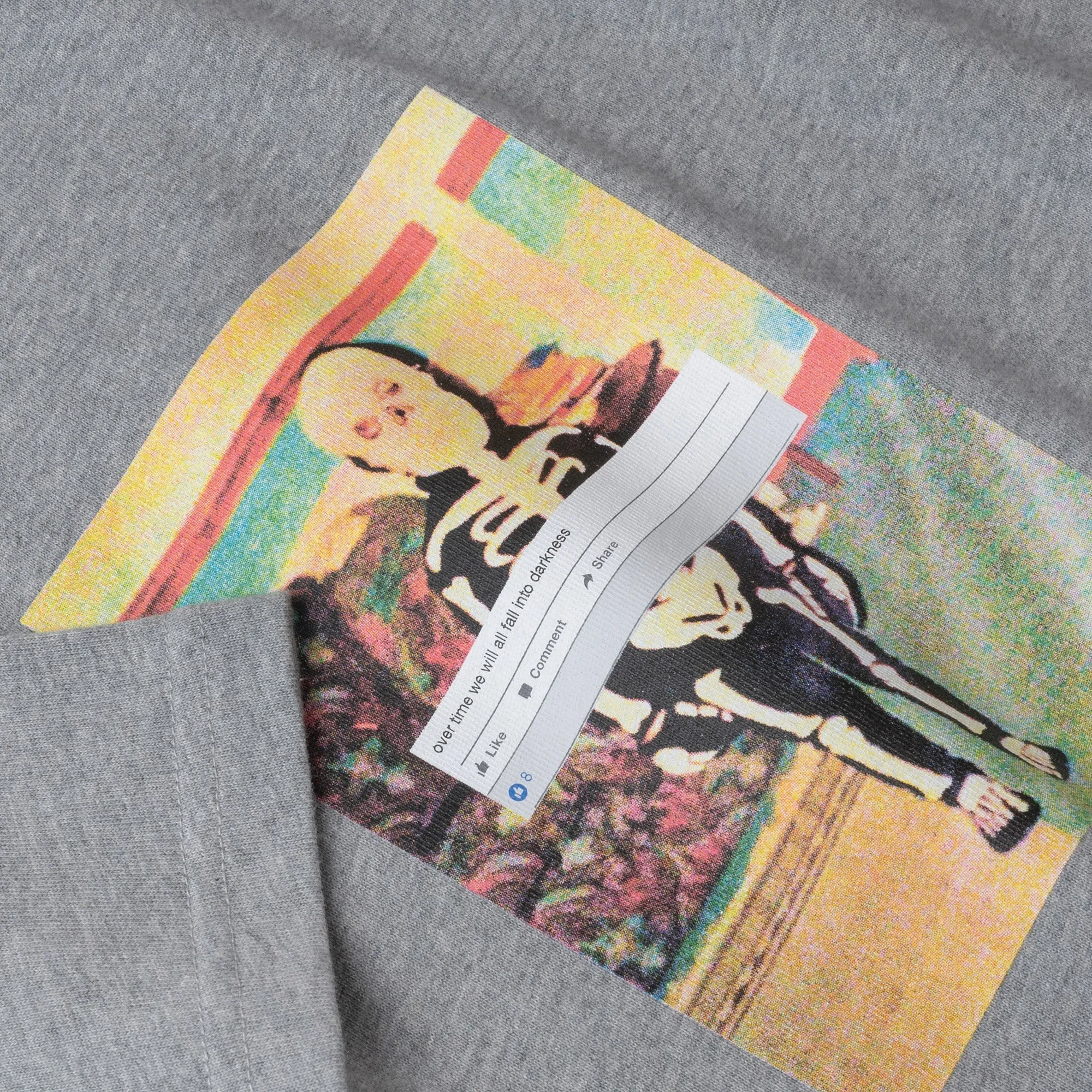 Polar Skate Co Skeleton Kid T-Shirt Heather Grey