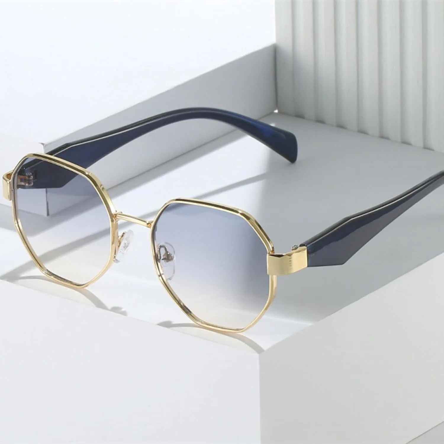 Punk Fashion Sunglasses for Women Men Trends Metal Trending Eyeglasses Outdoor Travel Uv400