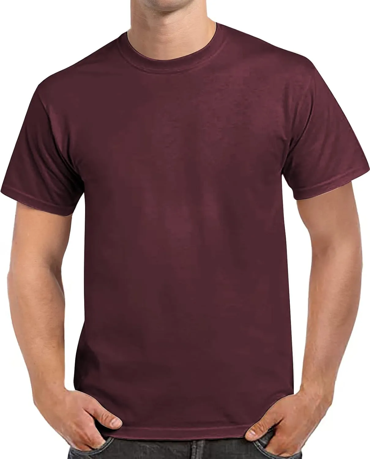 QUALFORT Men's Bamboo Visocse T Shirts