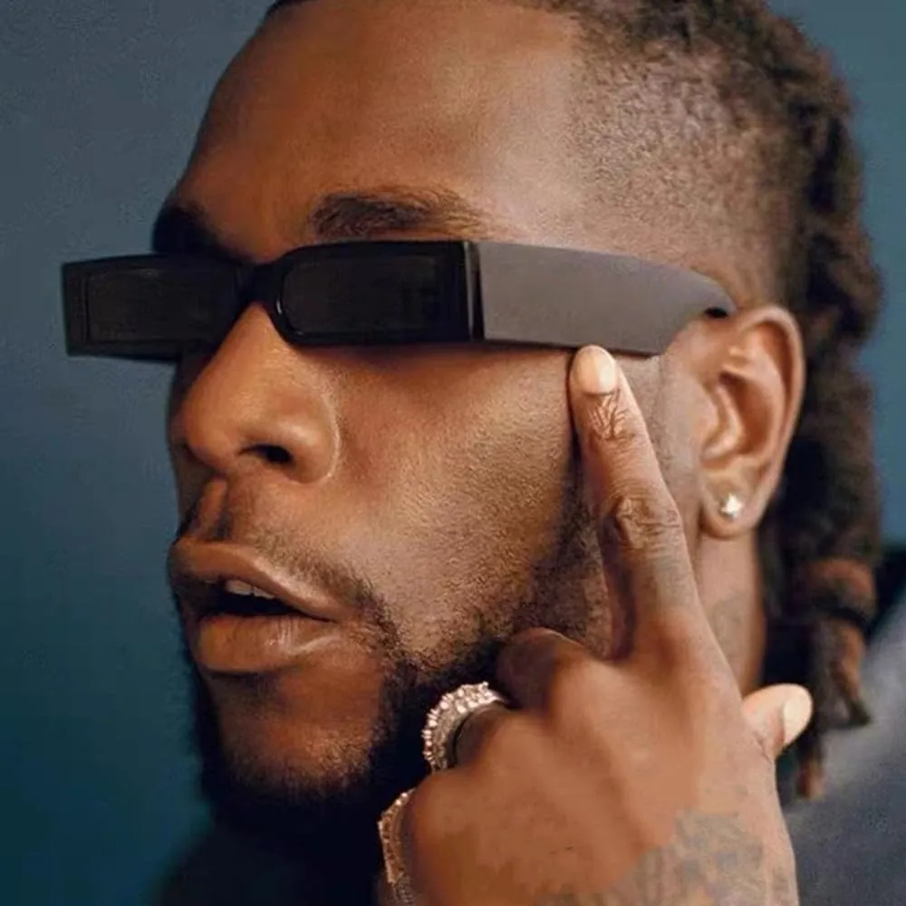 Rectangle Fashion Sunglasses Man Hip Hop Vintage Black Shades Sun Glasses Small Frame Personality UV400 Eyewear