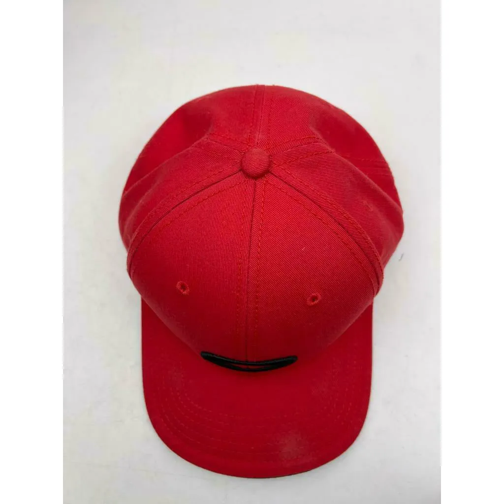 Red Baseball Cap Adjustable