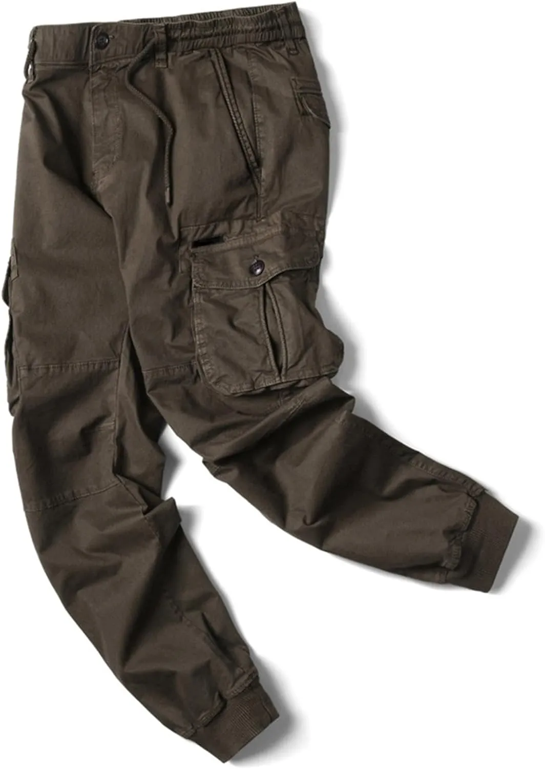 RTRDE Men's Cargo Work Pants Casual Jogger Pants Hiking Work with Multi Pockets Pants, 29-40