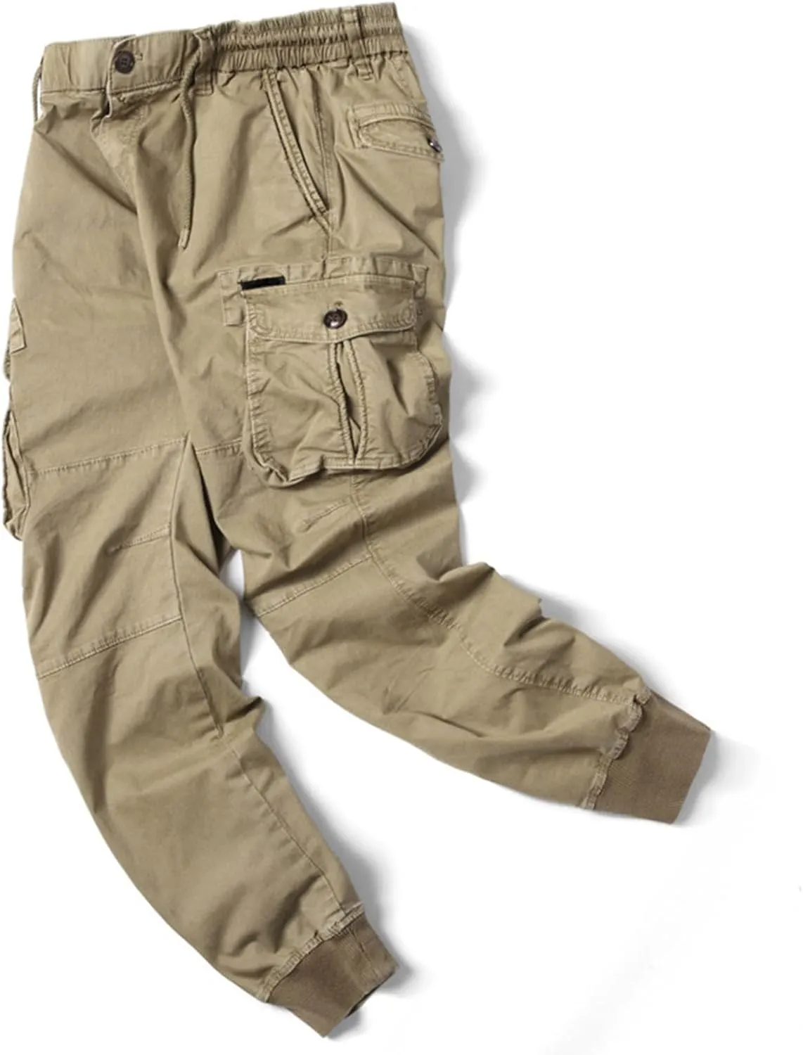 RTRDE Men's Cargo Work Pants Casual Jogger Pants Hiking Work with Multi Pockets Pants, 29-40