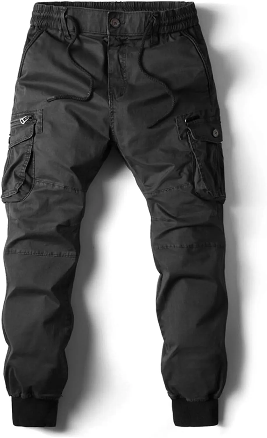 RTRDE Men's Cargo Work Pants Casual Jogger Pants Hiking Work with Multi Pockets Pants, 29-40