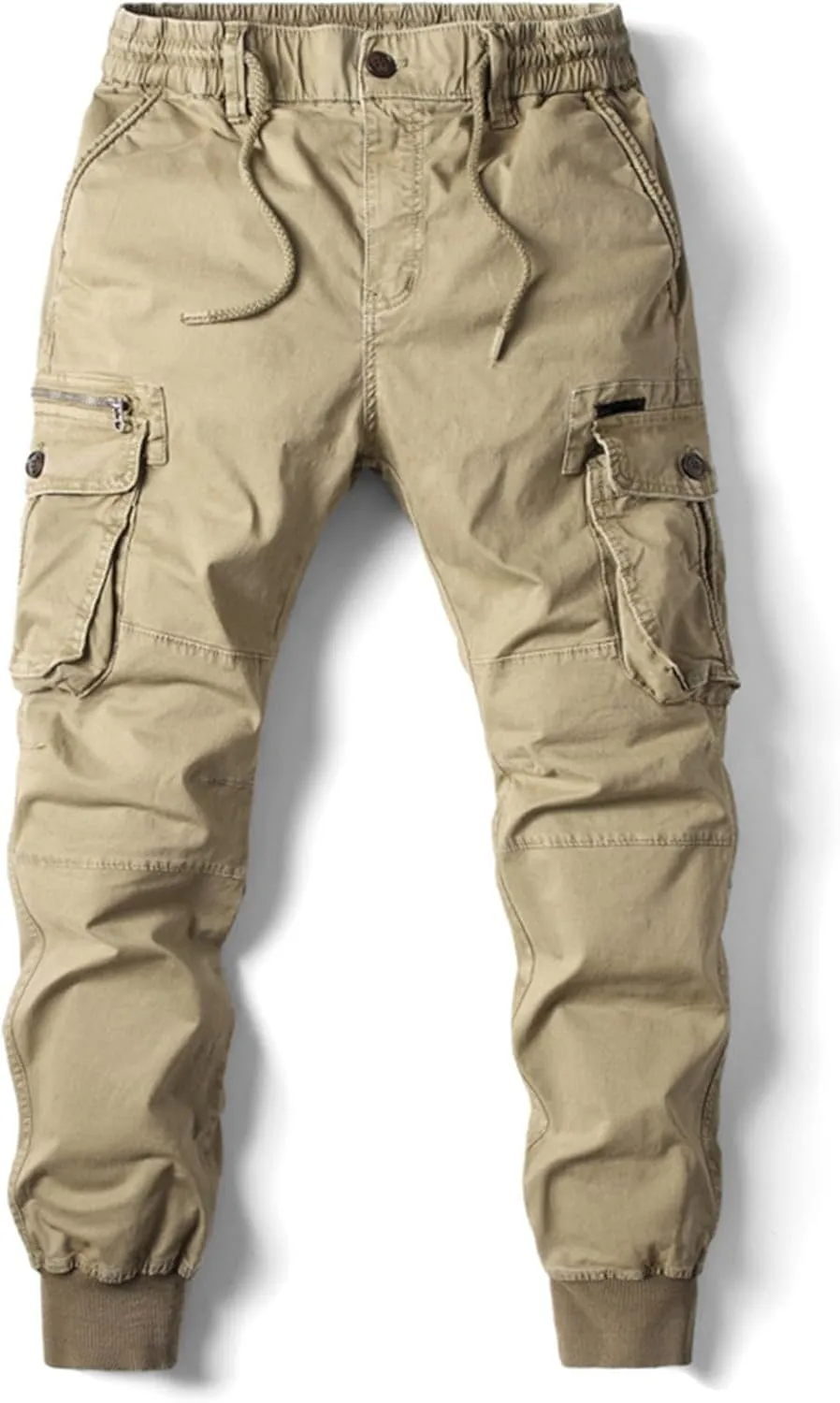 RTRDE Men's Cargo Work Pants Casual Jogger Pants Hiking Work with Multi Pockets Pants, 29-40