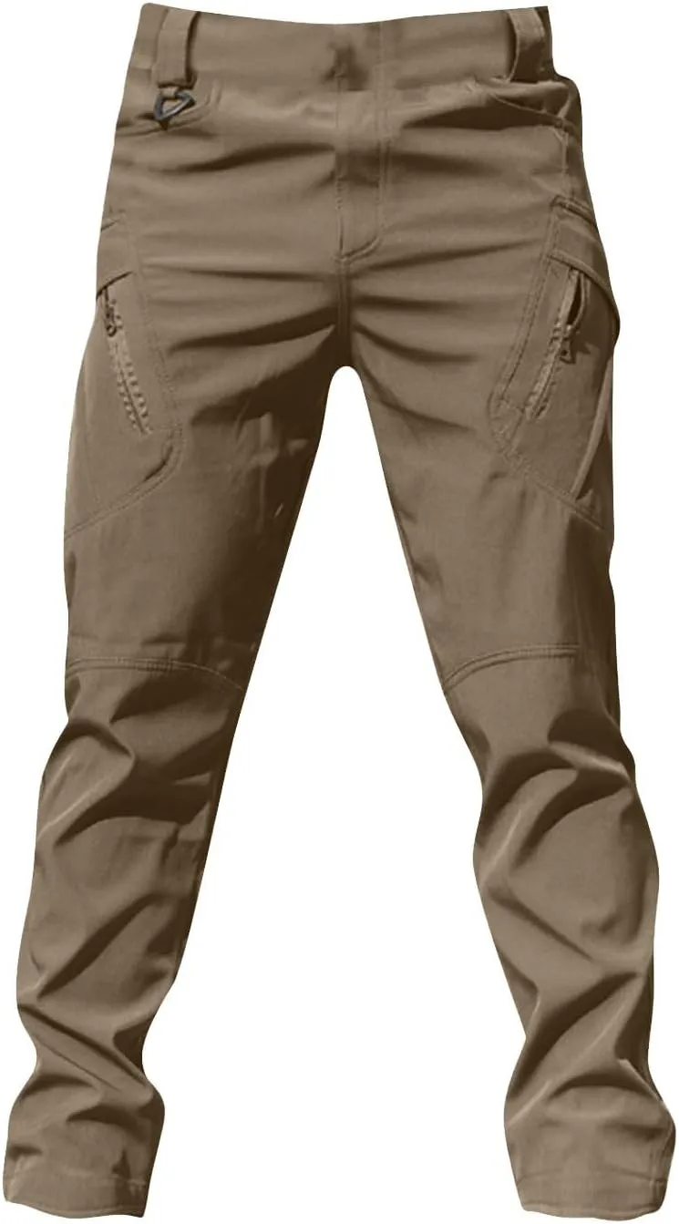RTRDE Men's Outdoor Military Tactical Pants Lightweight Rip-Stop Casual Cargo Hiking Work Pants, M-3XL