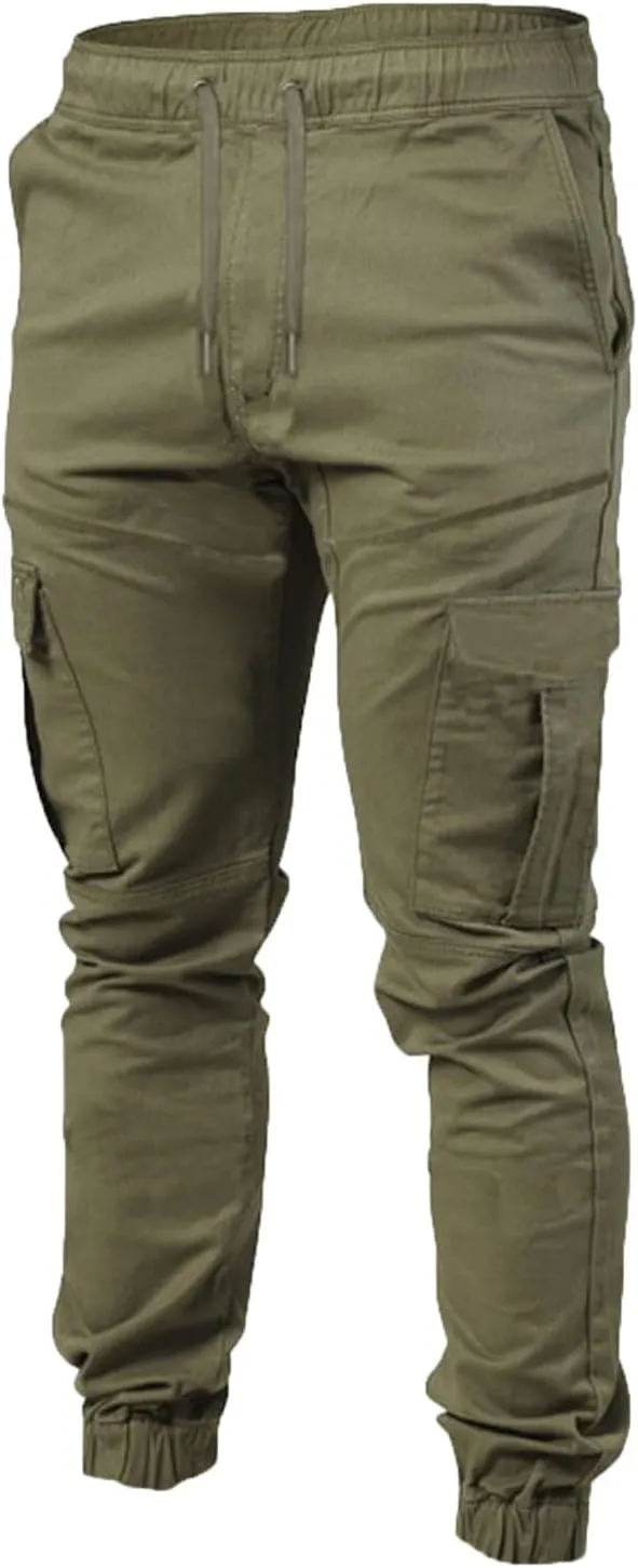 RTRDE Men's Tactical Cargo Pants Winter Jogger Pants Pockets Snow Ski Water Resistant Hiking Pants, M-3XL